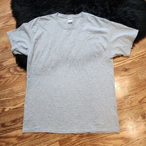Jerzees Gray Short Sleeve Crewneck T-Shirt Mens Size XL